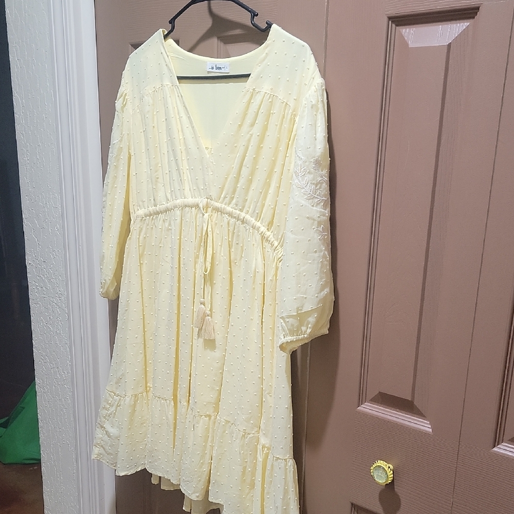 In Bloom Light Yellow Dress